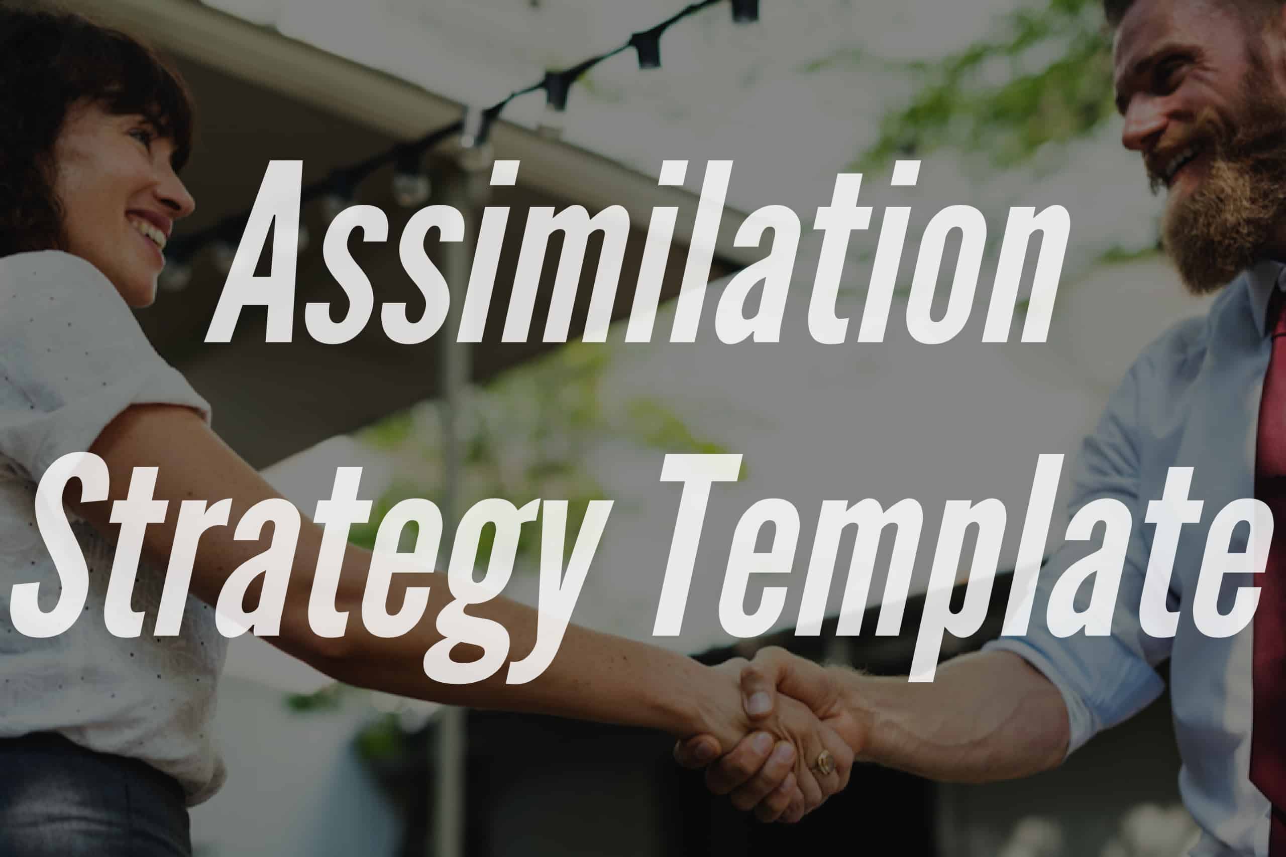 Assimilation Strategy Template Image Passion For Planting